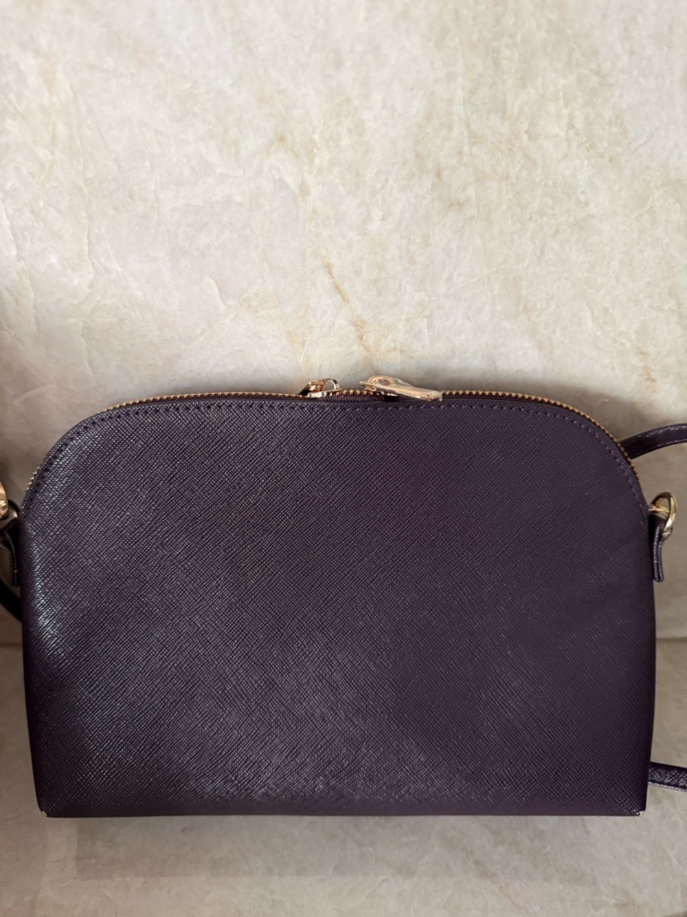 H&M Dark purple Crossbody Bag with Gold Hardware - Picture 5 of 7
